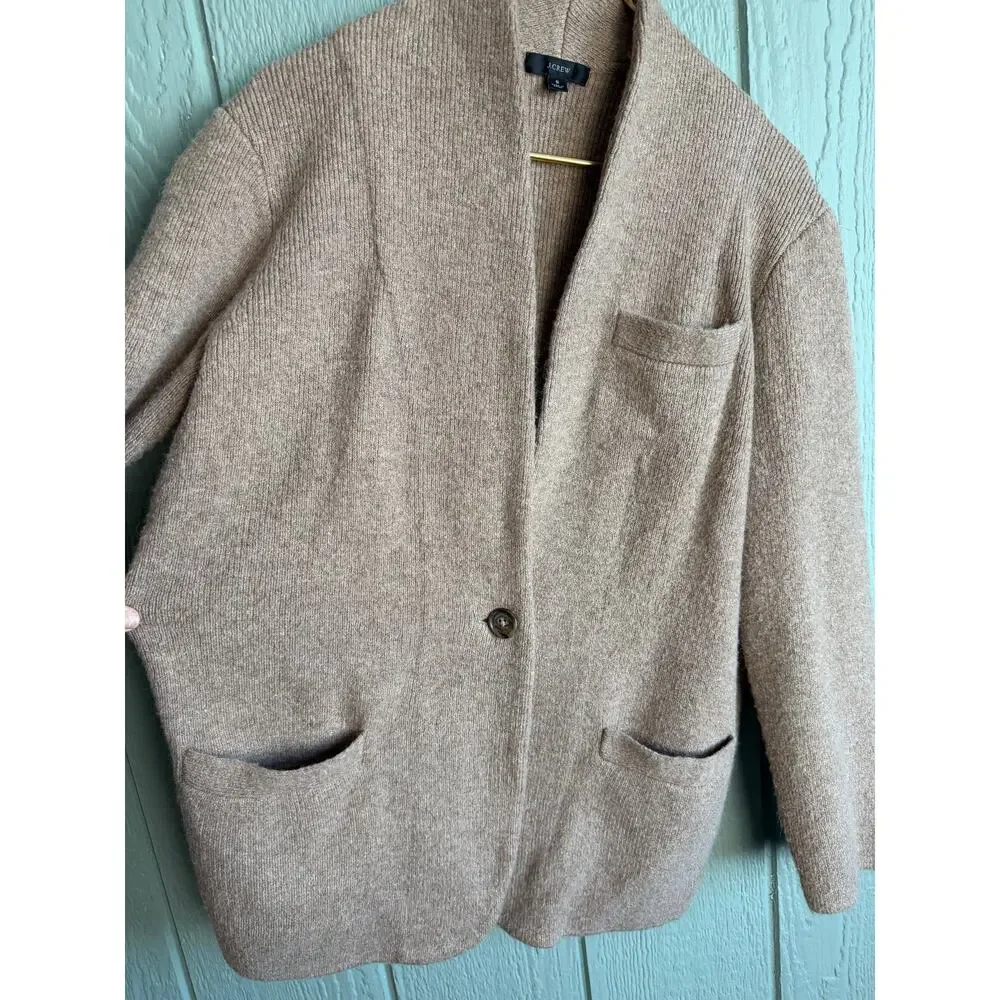 J.Crew Cocoon Sweater-Blazer, Wool Blend Sold Out, Small - Picture 5 of 9